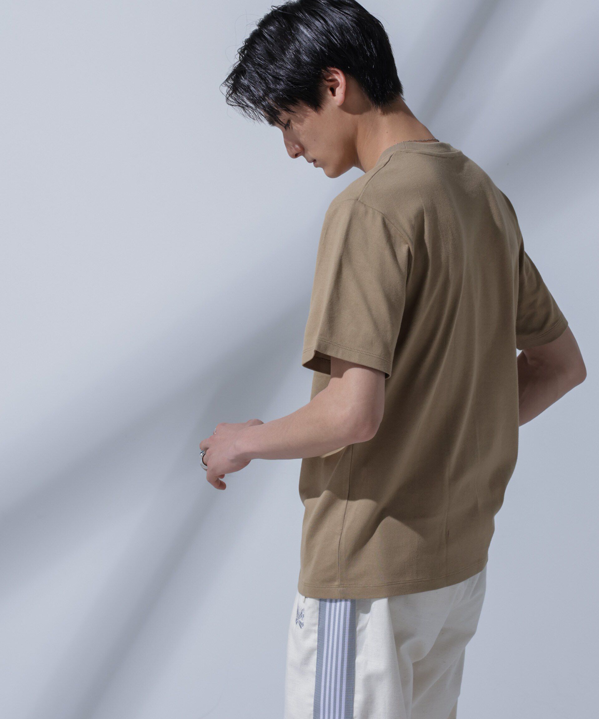 nano･universe「Anti Soaked(R)汗染み防止 クルーネックTシャツ」|Tシャツ・カットソー|