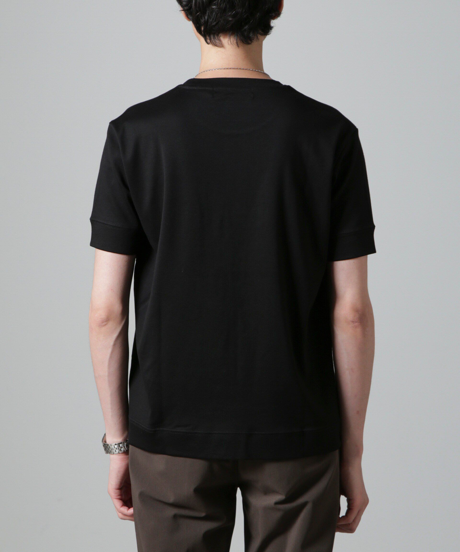 NANO universe「｢FORMAL JERSEY｣クルーネックカットソー半袖」|Tシャツ・カットソー|