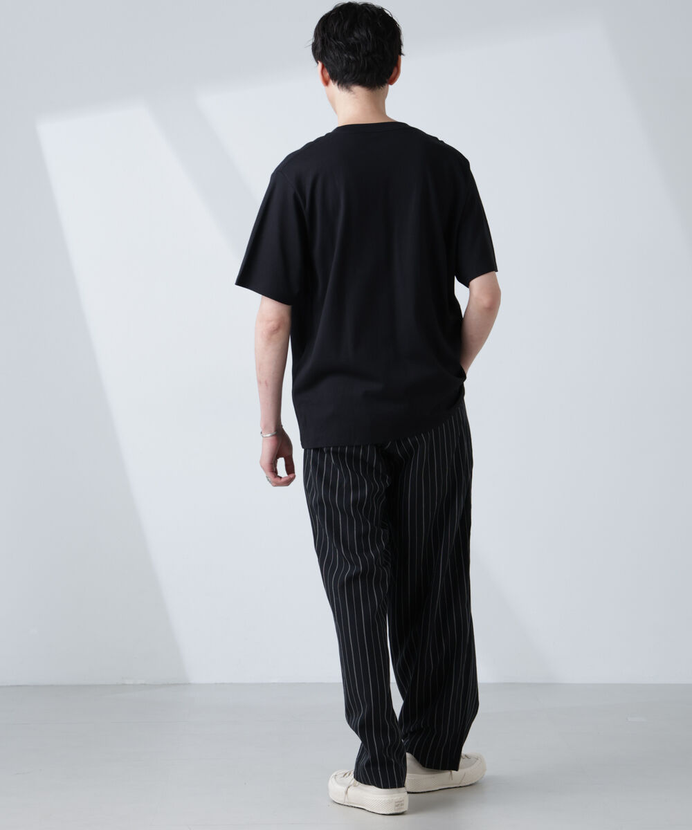 NANO universe「WEB限定/Anti Soaked(R) 汗染み防止 クルーネックレギュラーシルエットTシャツ」|Tシャツ・カットソー|