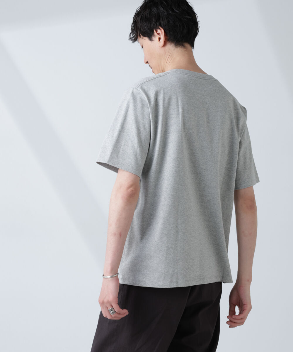 NANO universe「WEB限定/Anti Soaked(R) 汗染み防止 クルーネックレギュラーシルエットTシャツ」|Tシャツ・カットソー|