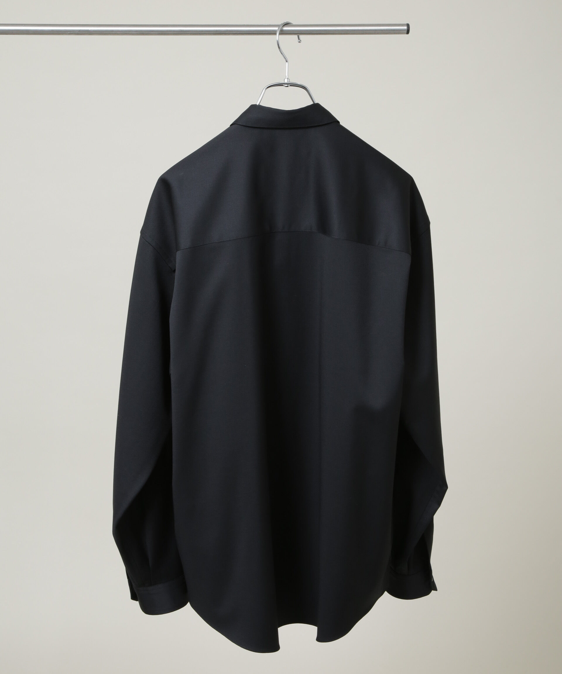 NANO universe「FARAH/別注 CANONICO Twill Black Shirt(セットアップ可)」|シャツ・ブラウス|