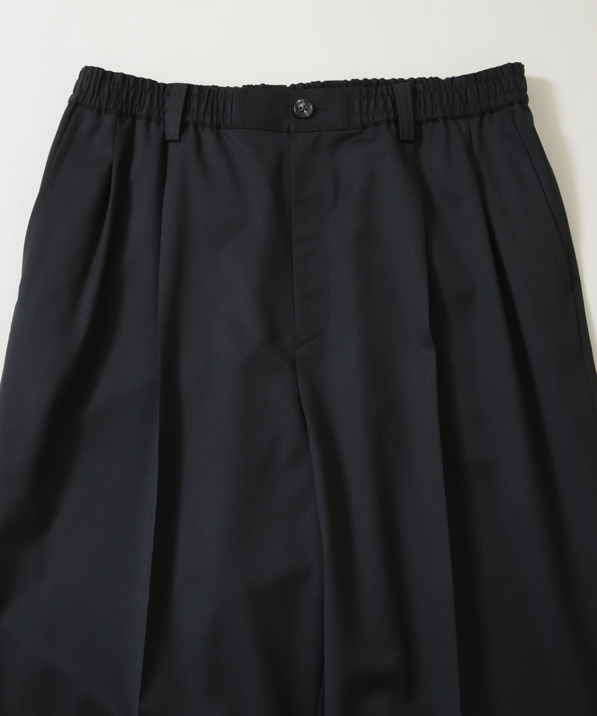 NANO universe「FARAH/別注 CANONICO Twill Black Slacks(セットアップ可)」|チノ|