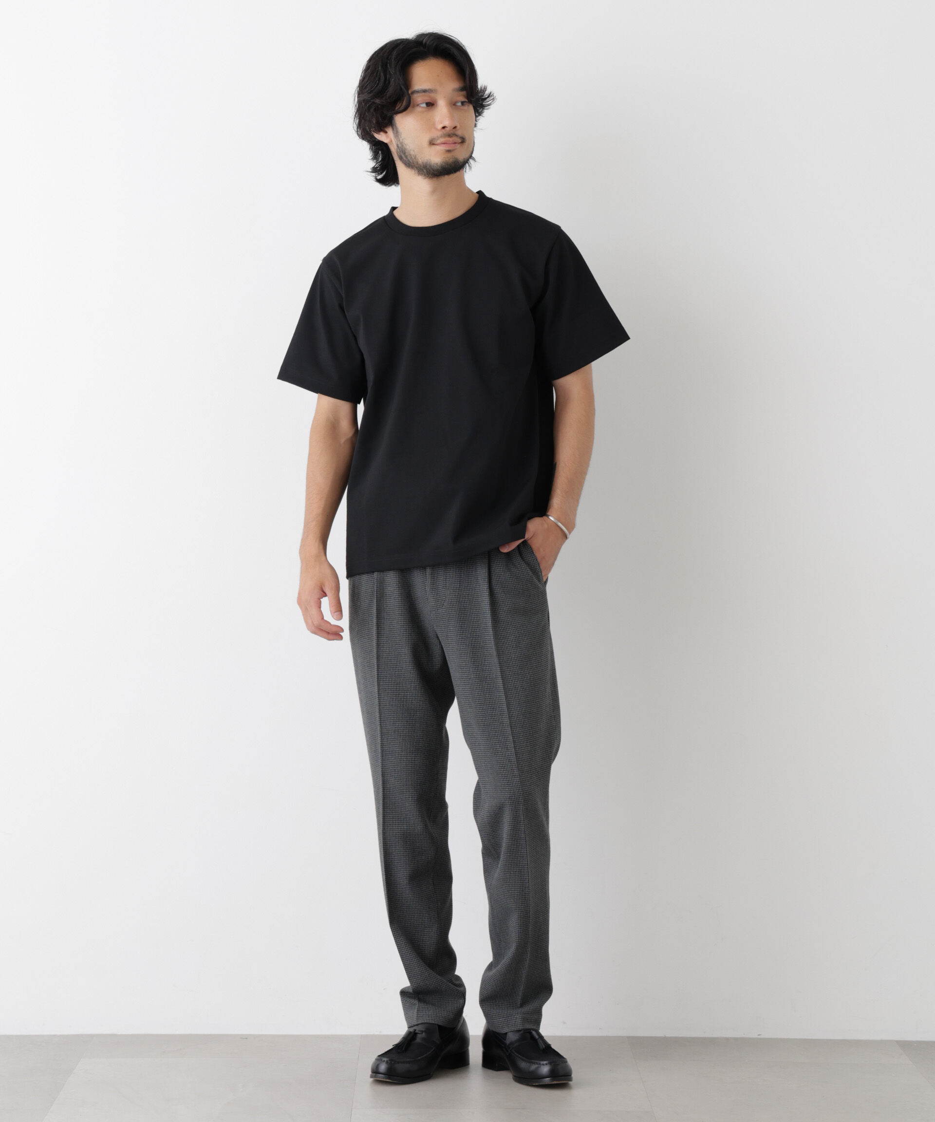 NANO universe「phiten/ファイテン コットンタッチドライTシャツ半袖」|Tシャツ・カットソー|