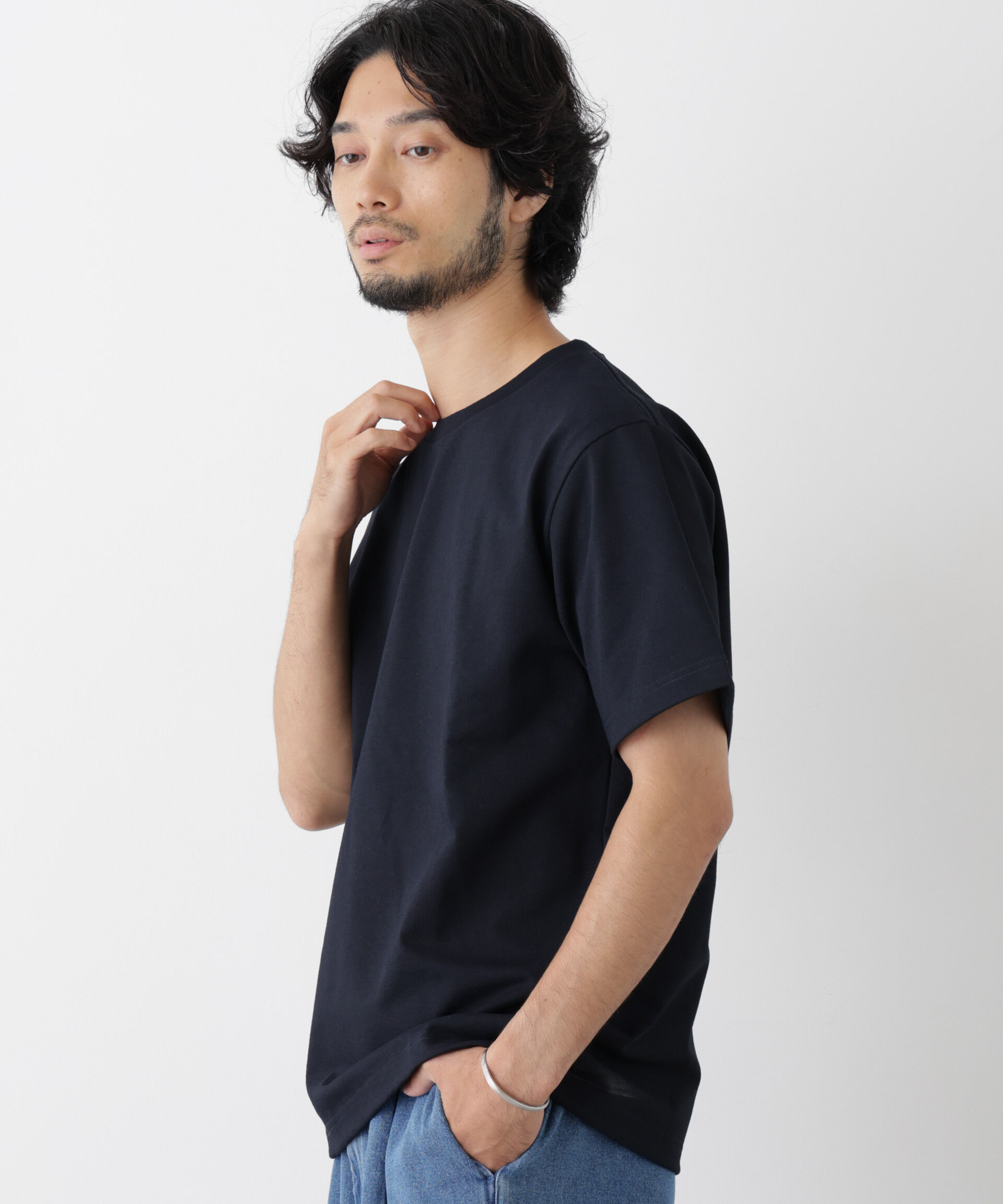 NANO universe「phiten/ファイテン コットンタッチドライTシャツ半袖」|Tシャツ・カットソー|