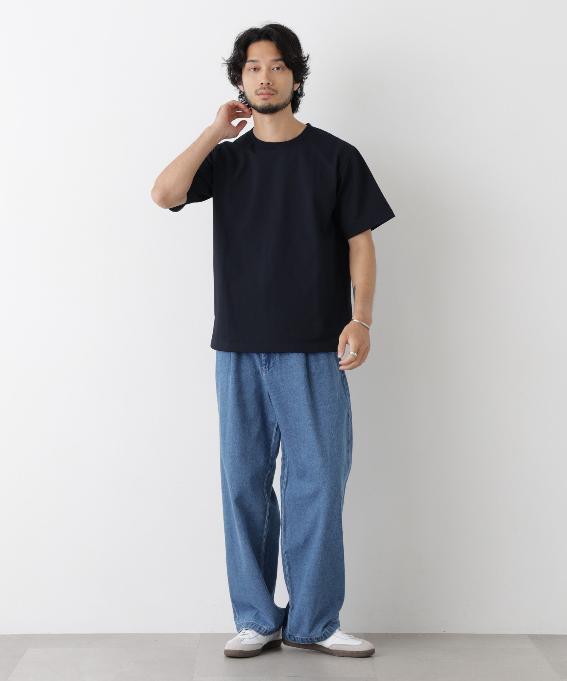 NANO universe「phiten/ファイテン コットンタッチドライTシャツ半袖」|Tシャツ・カットソー|