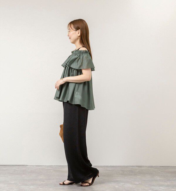 NOLLEY'S sophi「《セットアップ対応》【WALANCE/ワランス】paper knit パンツ」|その他|