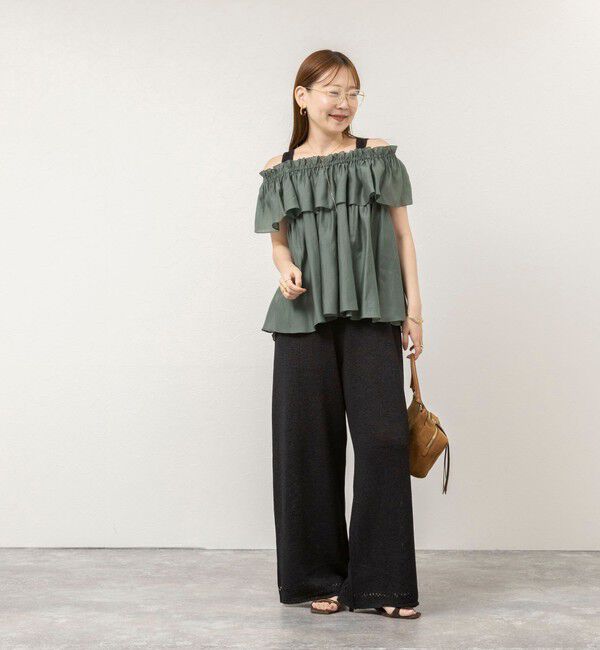 NOLLEY'S sophi「《セットアップ対応》【WALANCE/ワランス】paper knit パンツ」|その他|