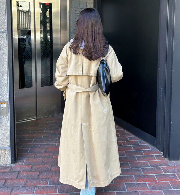 fredy emue「【発売のたび即完売】袖ボリュームトレンチコート」|トレンチコート|