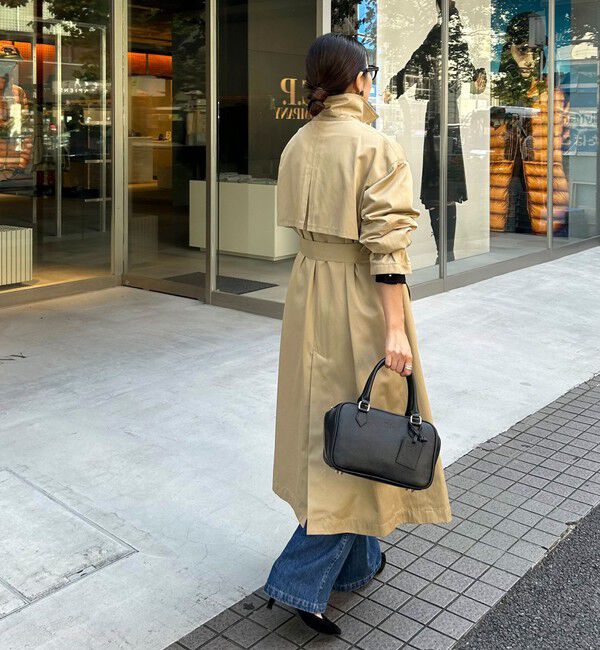 fredy emue「【発売のたび即完売】袖ボリュームトレンチコート」|トレンチコート|