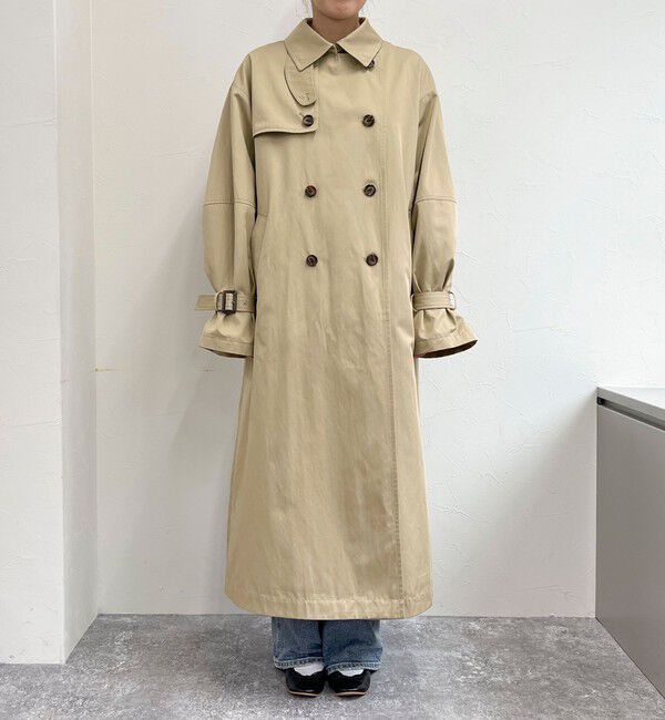 fredy emue「【発売のたび即完売】袖ボリュームトレンチコート」|トレンチコート|