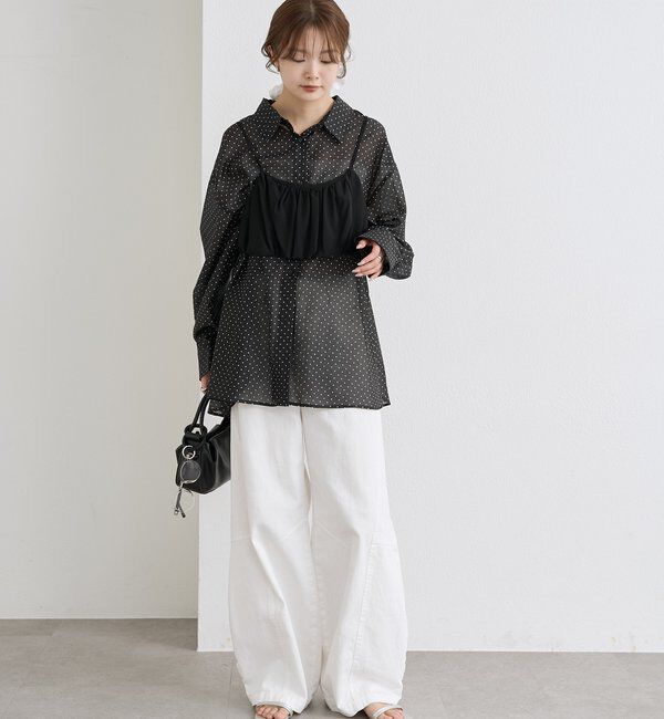  「シアーシャツビスチェSET」|シャツ・ブラウス|