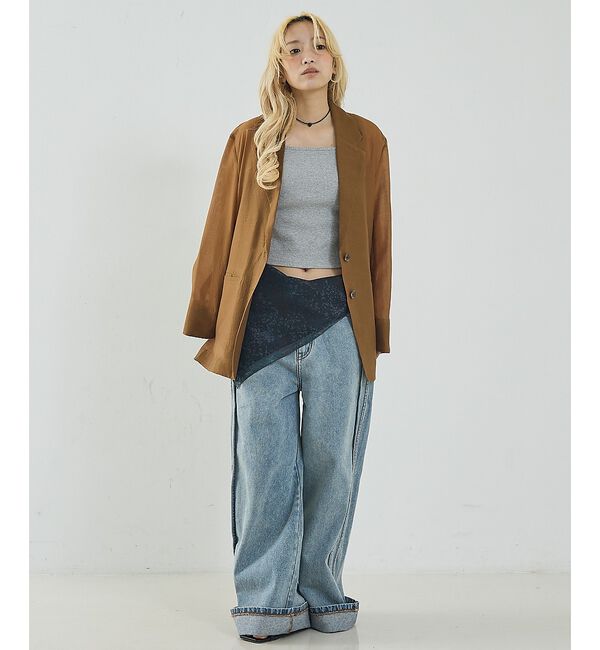 NOMINE「バックスリット シルキー シアー ジャケット」|その他|