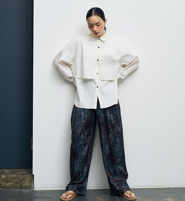 NOMINE「【ユニセックス】ロングヨーク オーバーサイズ シャツ」|シャツ・ブラウス|
