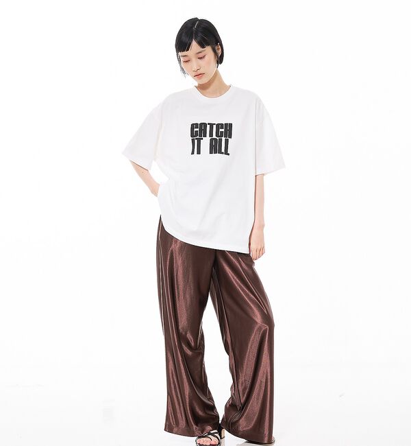 NOMINE「ロゴプリント オーバーサイズ Tシャツ｜2タイプ」|Tシャツ・カットソー|