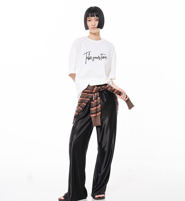 NOMINE「ロゴプリント オーバーサイズ Tシャツ｜2タイプ」|Tシャツ・カットソー|