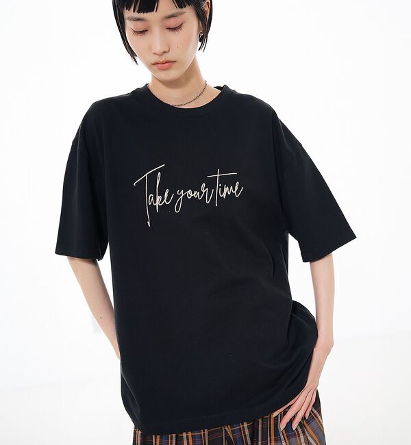 NOMINE「ロゴプリント オーバーサイズ Tシャツ｜2タイプ」|Tシャツ・カットソー|