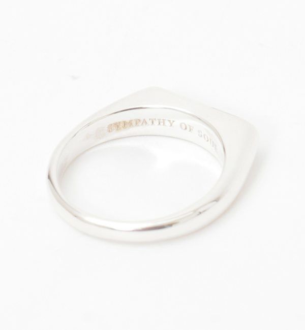 TIARA「【SYMPATHY OF SOUL/シンパシーオブソウル】Thin Signet Ring」|リング|