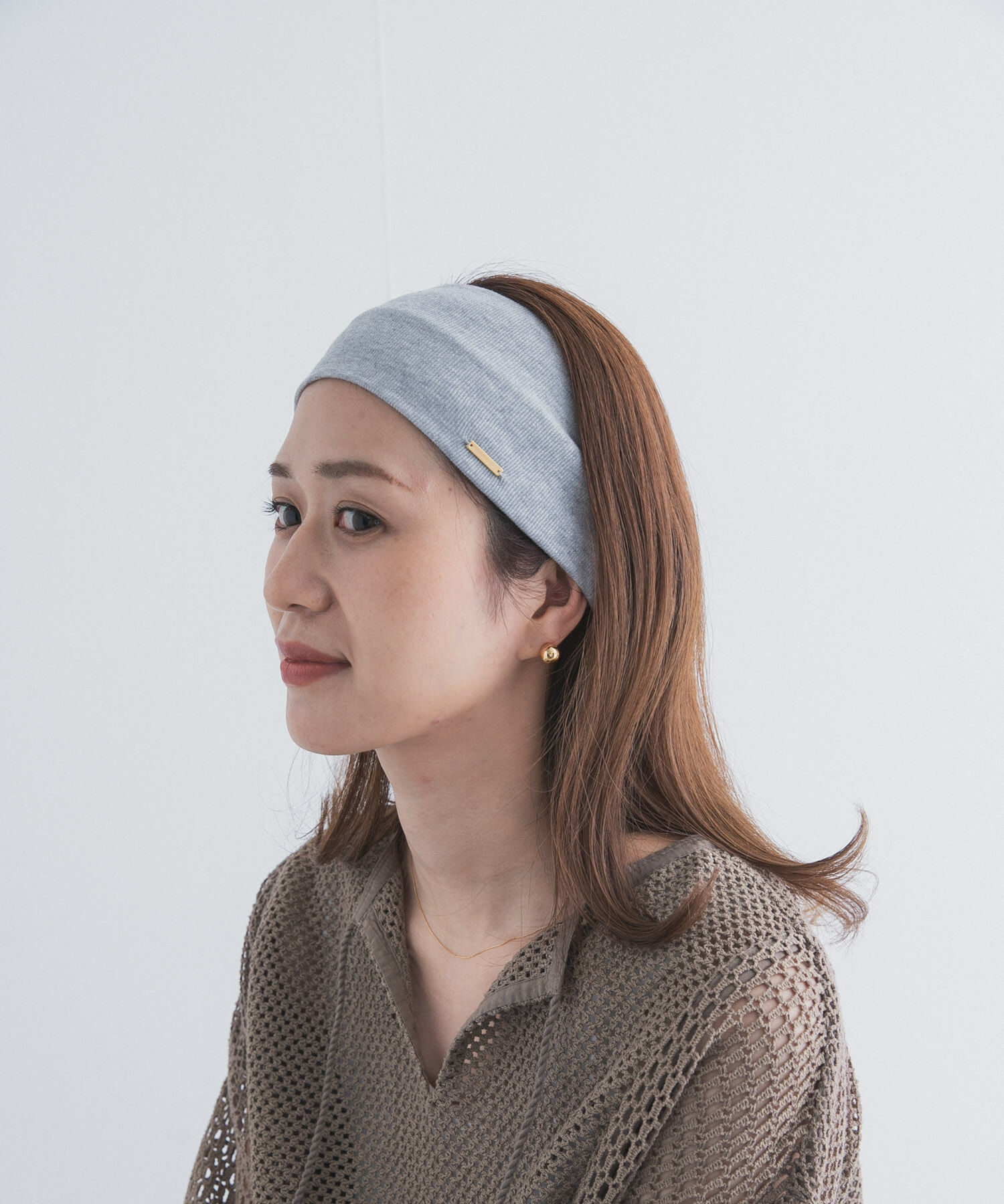 URBAN RESEARCH DOORS「プレート付きヘアバンド」|ヘアバンド|