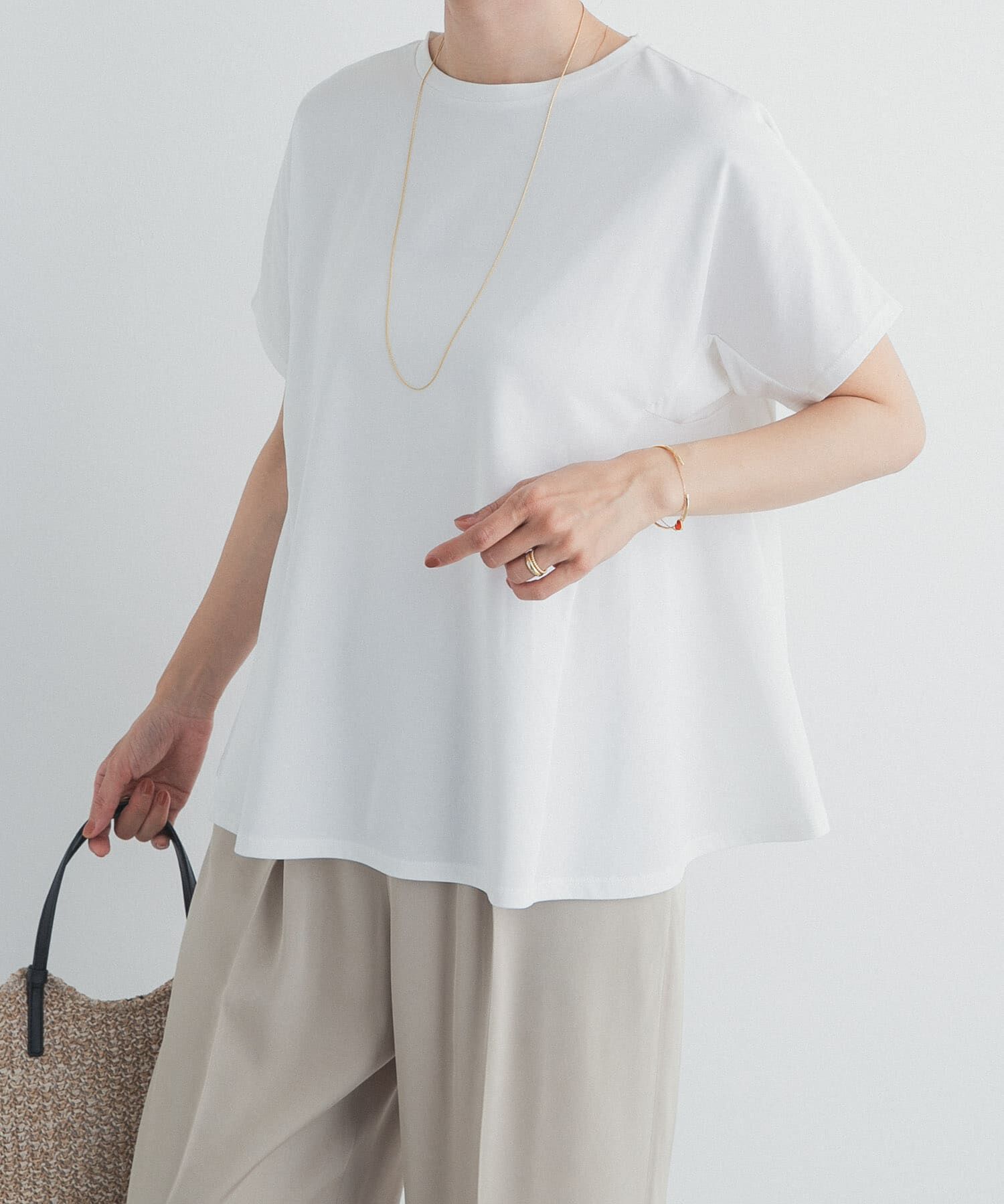 URBAN RESEARCH DOORS「サイドフレアプルオーバー」|Tシャツ・カットソー|