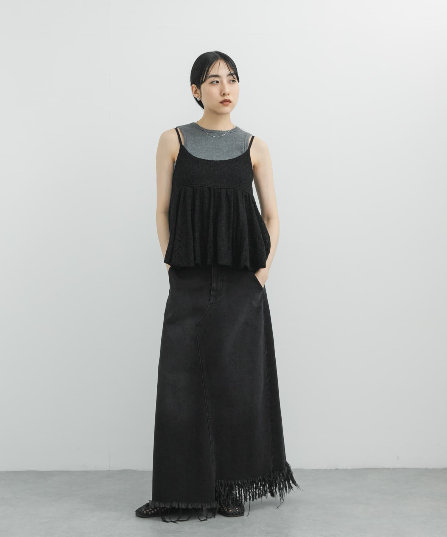  「『WEB限定』パイピングバルーンビスチェ」|その他|