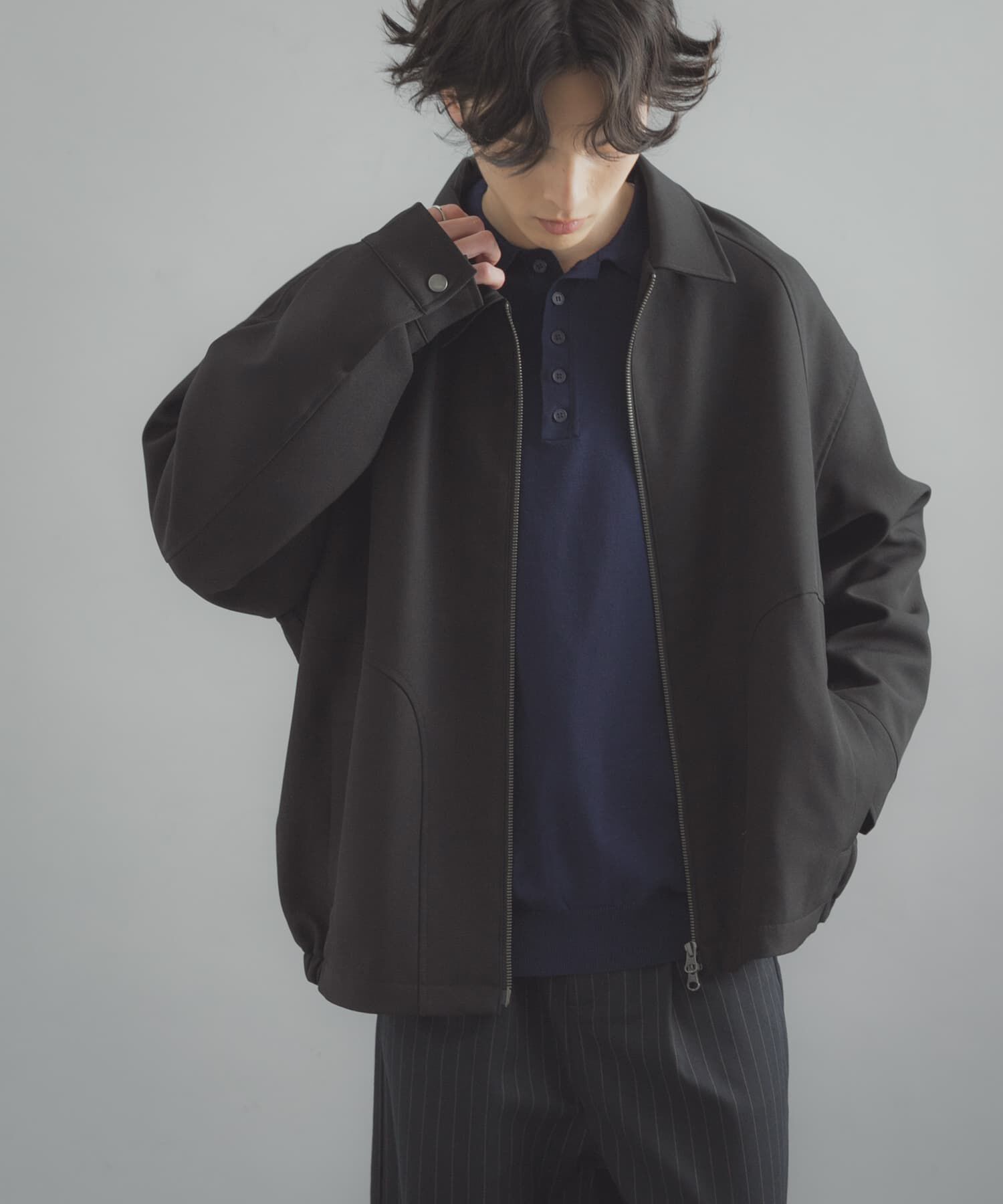 SENSE OF PLACE by URBAN RESEARCH「『撥水/防花粉』SKINProofジップブルゾン」|ブルゾン・スタジャン|