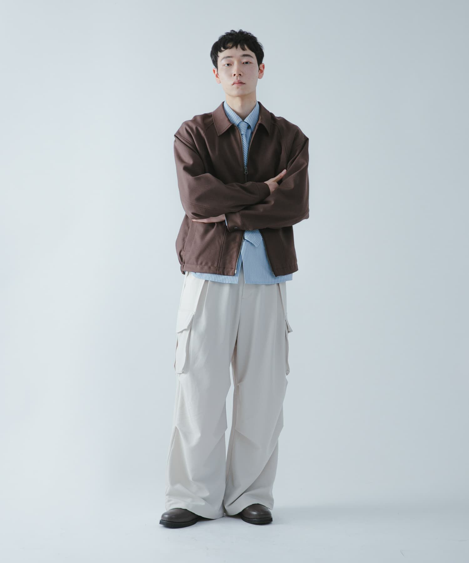 SENSE OF PLACE by URBAN RESEARCH「『撥水/防花粉』SKINProofジップブルゾン」|ブルゾン・スタジャン|