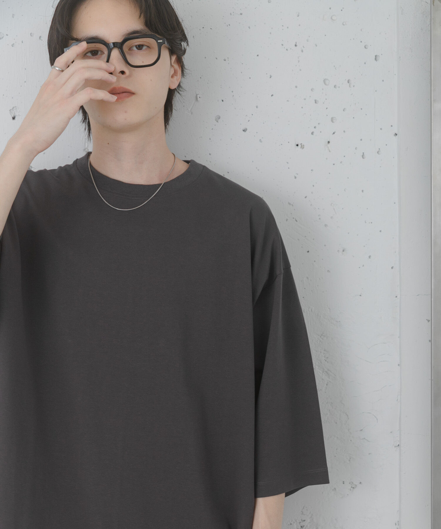 SENSE OF PLACE by URBAN RESEARCH「『ユニセックス』エクストラルーズTシャツ」|Tシャツ・カットソー|チャコールグレー