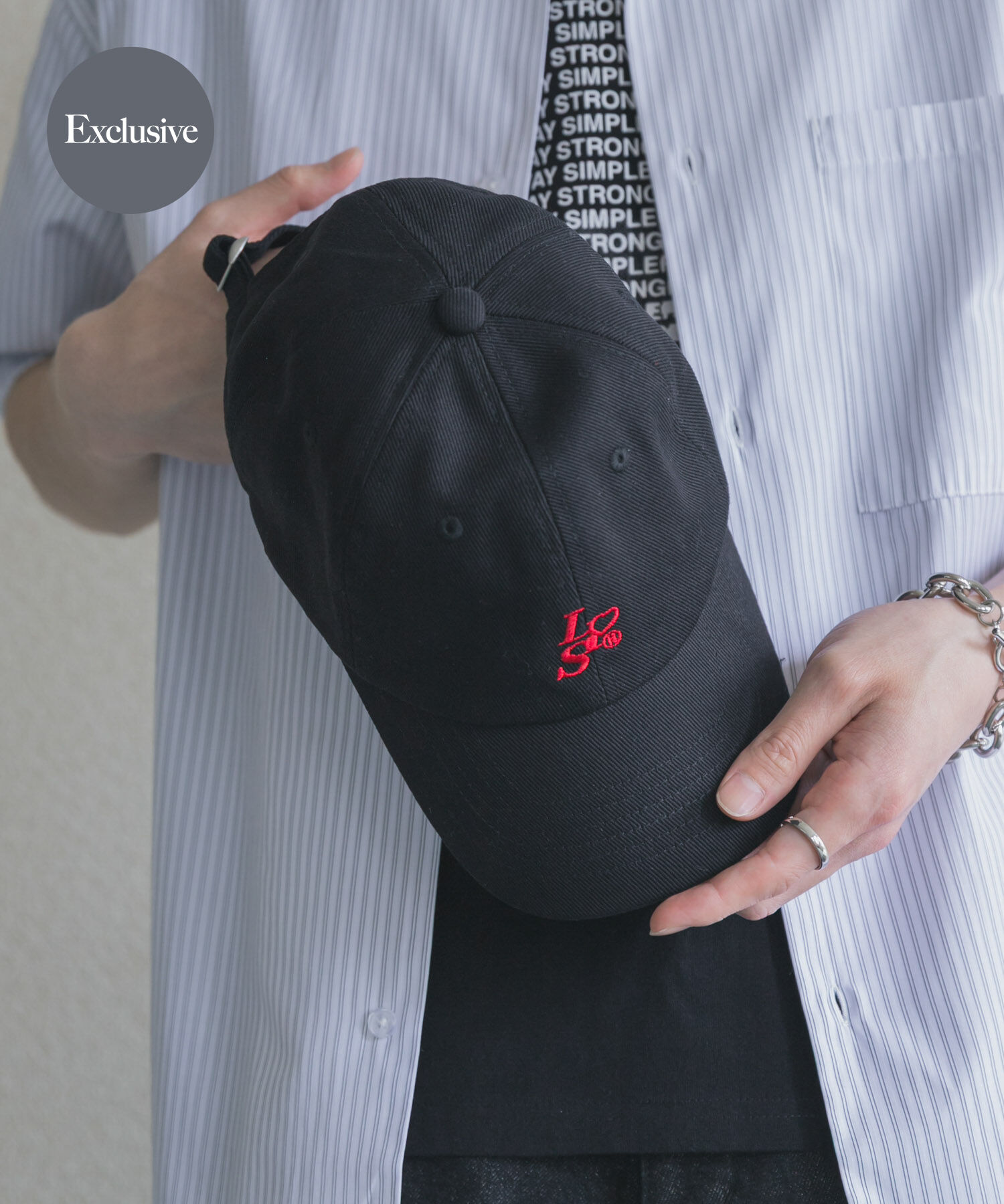 SENSE OF PLACE by URBAN RESEARCH「『別注』LOVE POP STUDIO&times;SENSE OF PLACE　キャップ」|キャップ・キャスケット|ブラック