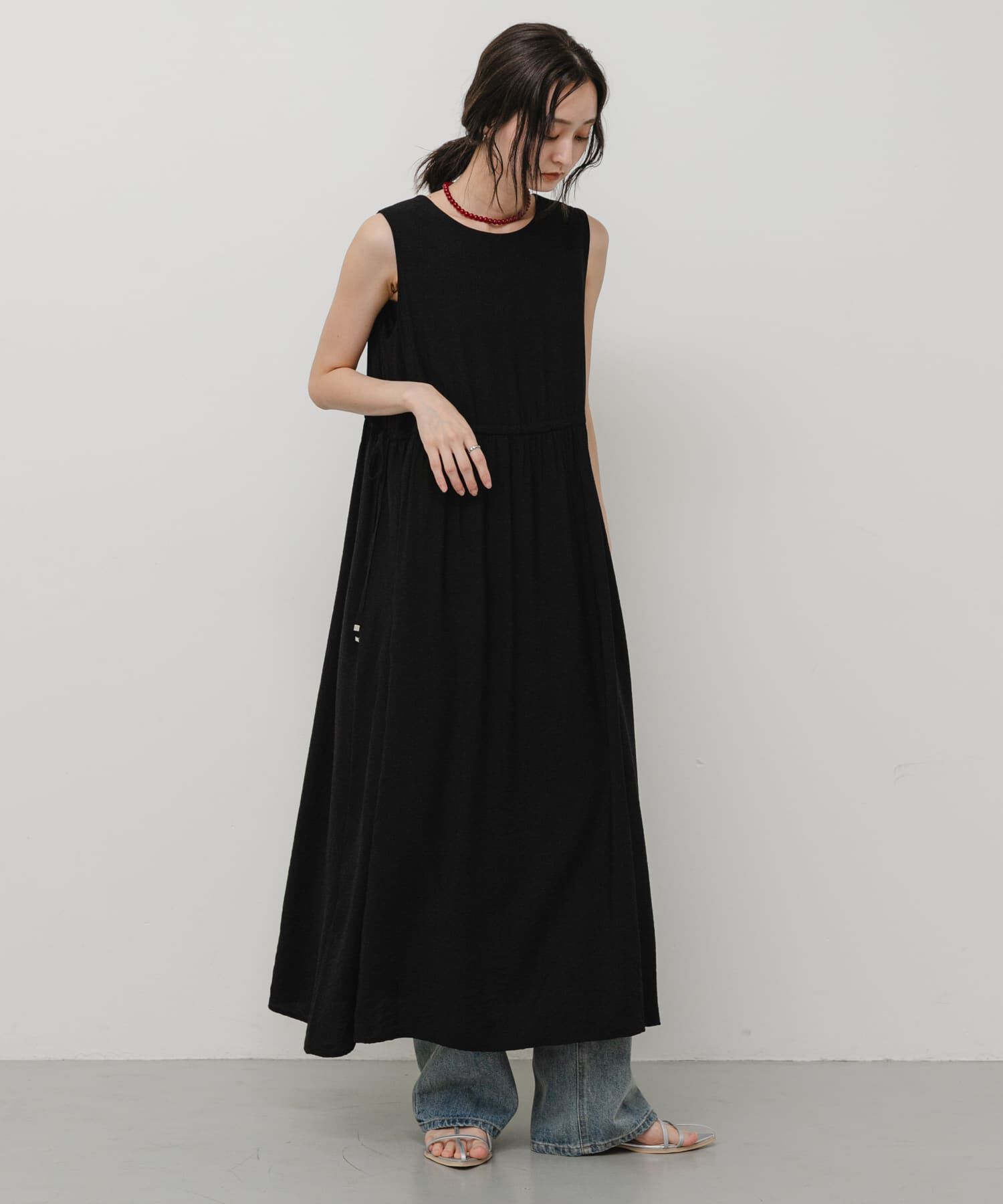 SENSE OF PLACE by URBAN RESEARCH「2wayウエストギャザーワンピース」|ワンピース|