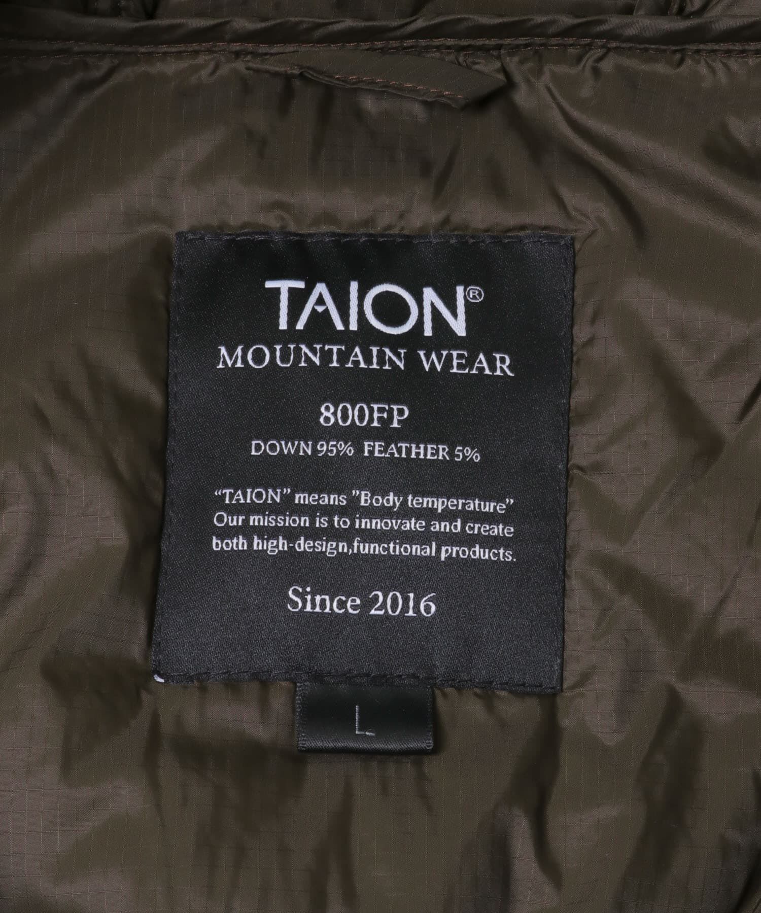 SENSE OF PLACE by URBAN RESEARCH「『別注』TAION&times;SENSE OF PLACE　ダウンフーディジャケット」|ダウン|
