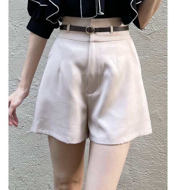 MAJESTICLEGON「クラシックベルト付きショートパンツ」|その他|