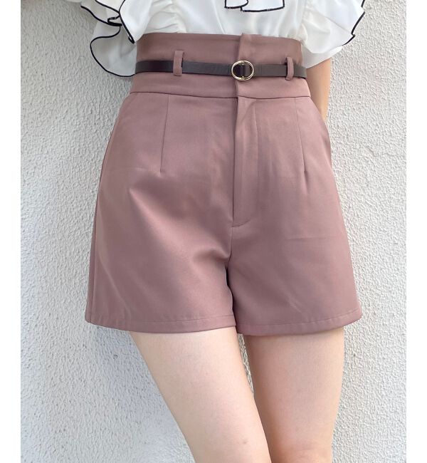 MAJESTICLEGON「クラシックベルト付きショートパンツ」|その他|