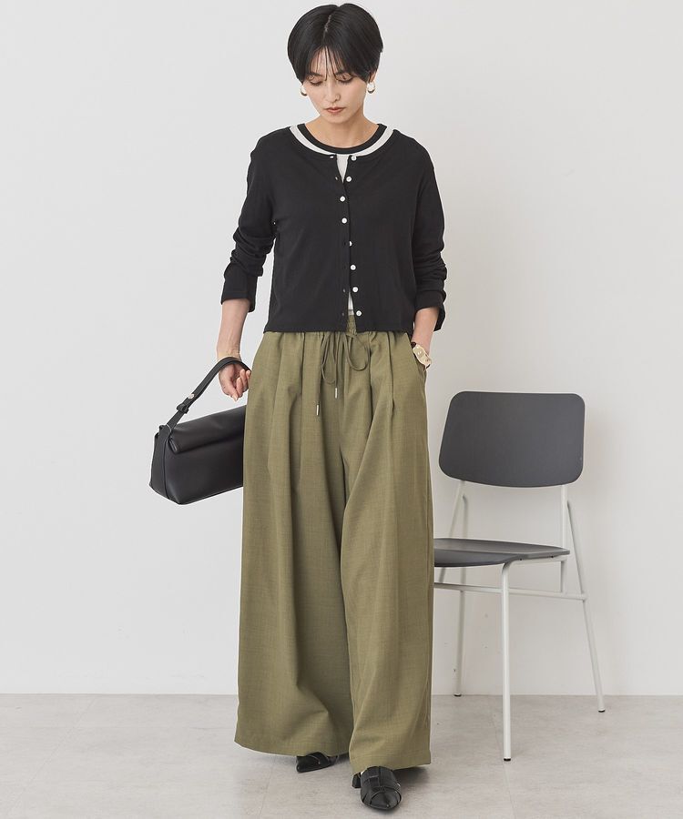 AMERICAN HOLIC「【SET】半袖プルオーバー+針抜きカーディガン」|Tシャツ・カットソー|