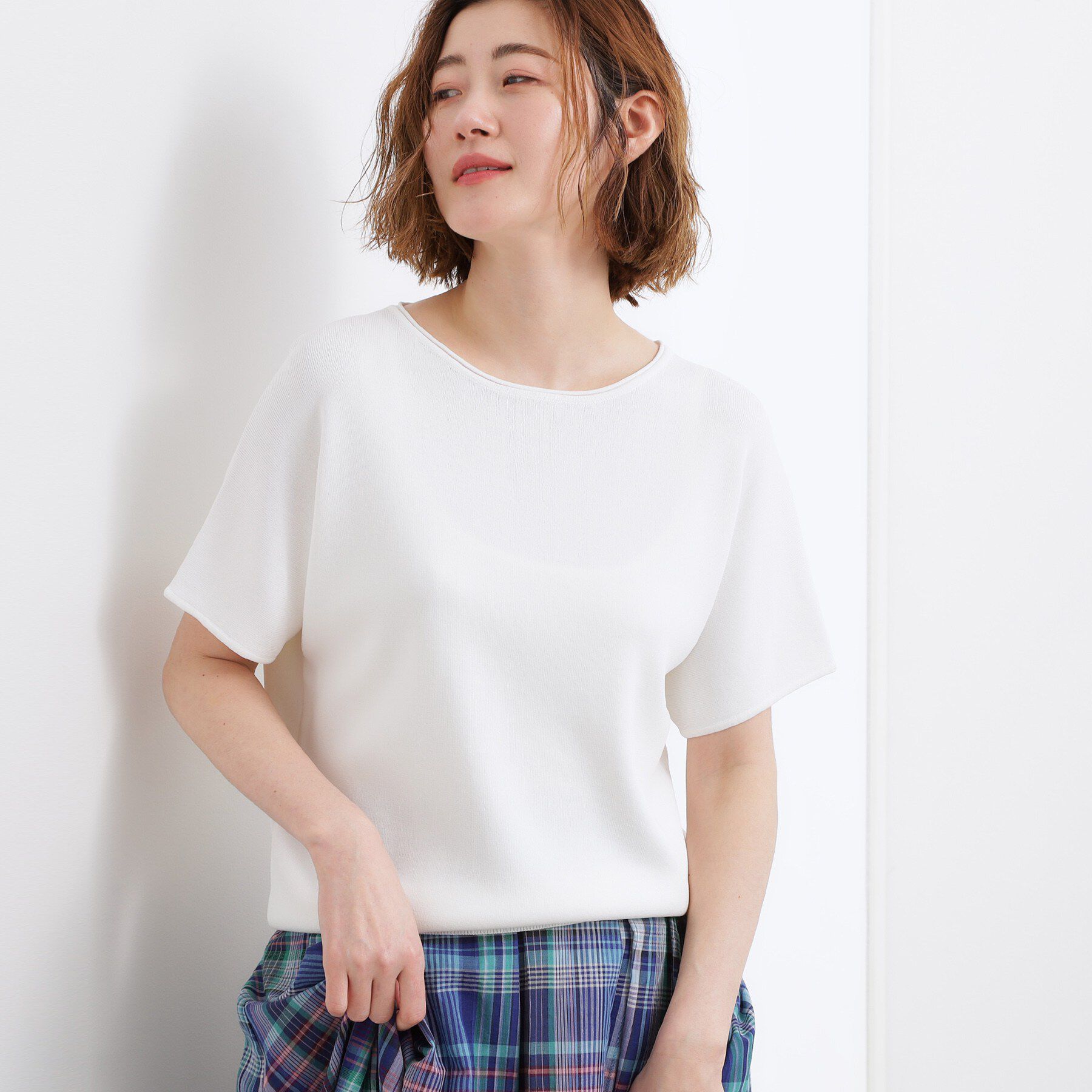 grove「【シリーズ累計36万枚！名品ニット】やわらかドライタッチ ドルマンニット」|ニット・セーター|