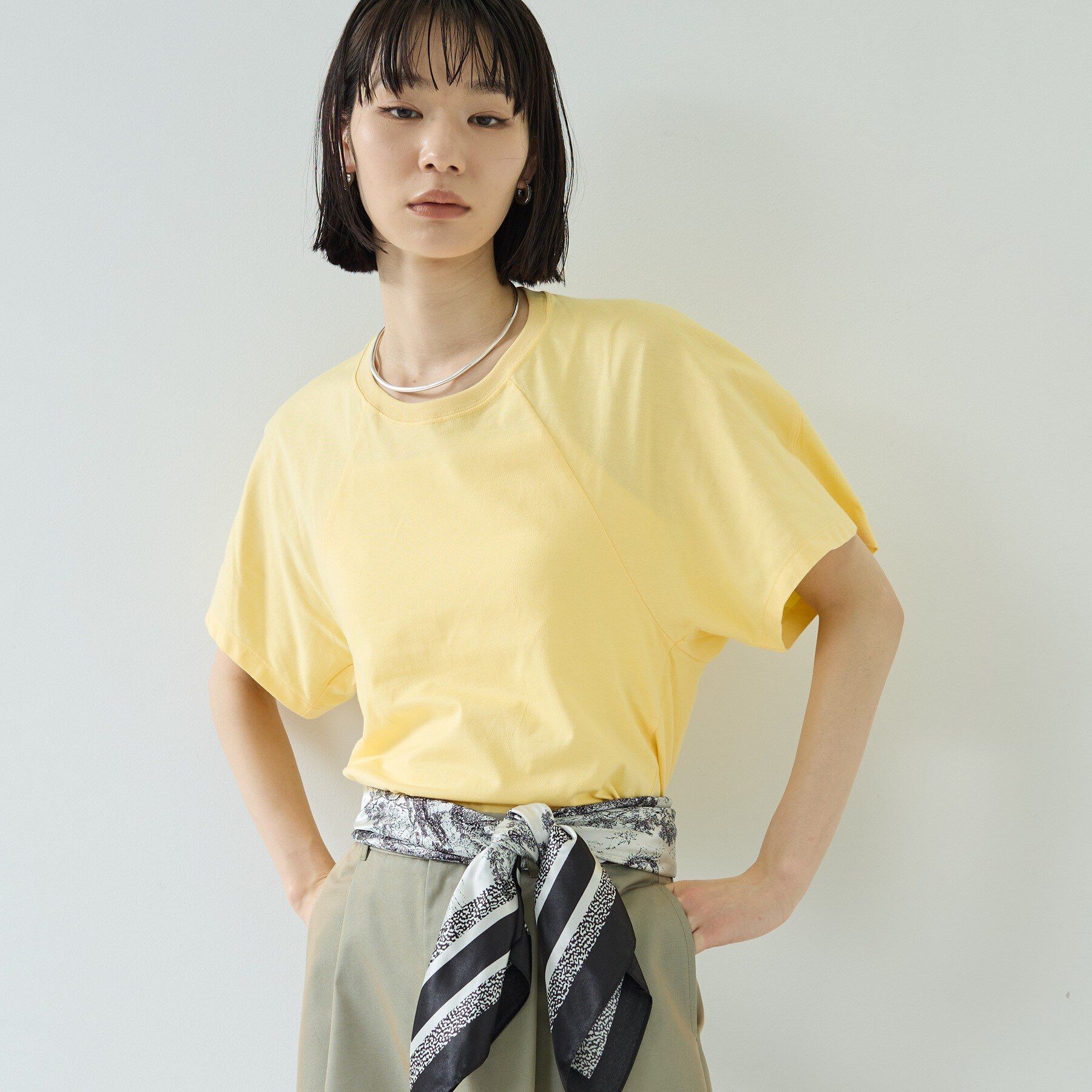 GALLEST「【UVカット】ラグランフォルムカットソー」|Tシャツ・カットソー|