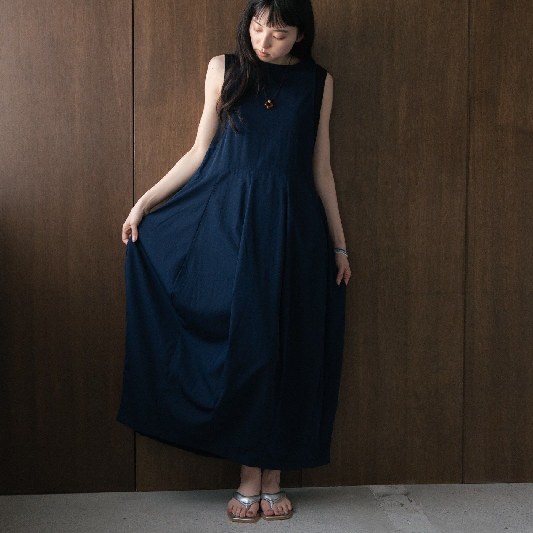 GALLEST「イレギュラータックナイロンワンピース【再入荷】」|ワンピース|
