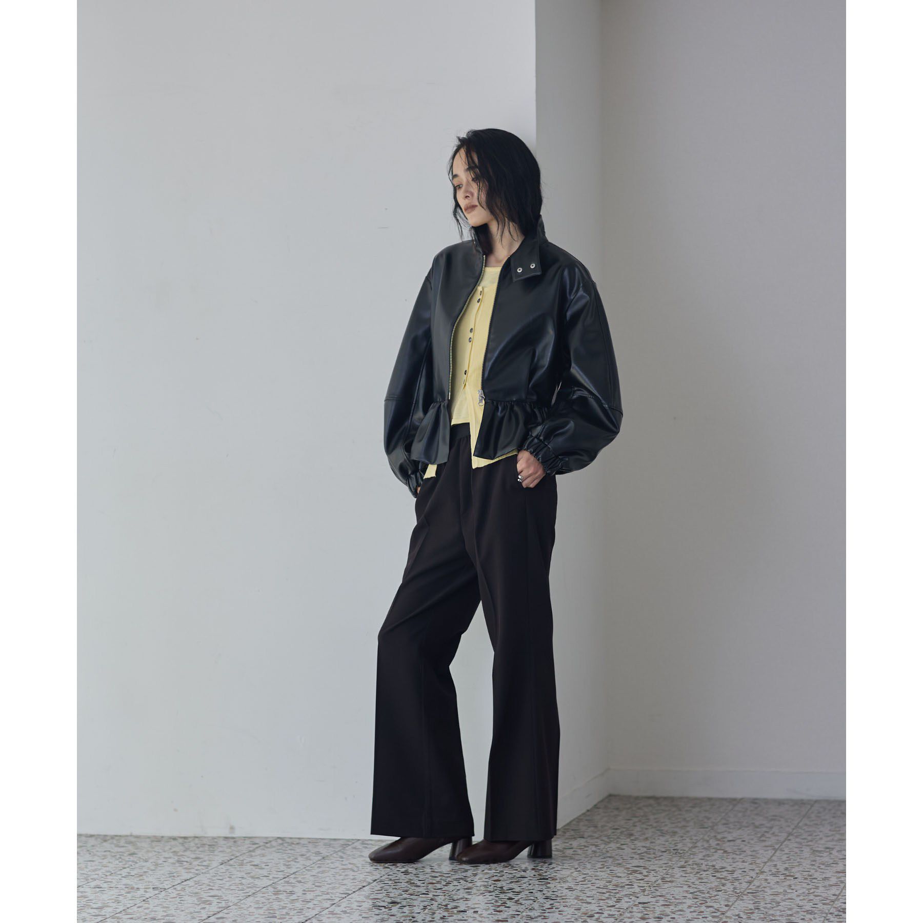 GALLEST「Comfy Set Up｜イージーストレートフレアパンツ【セットアップ対応／通勤／カセット服】」|その他|