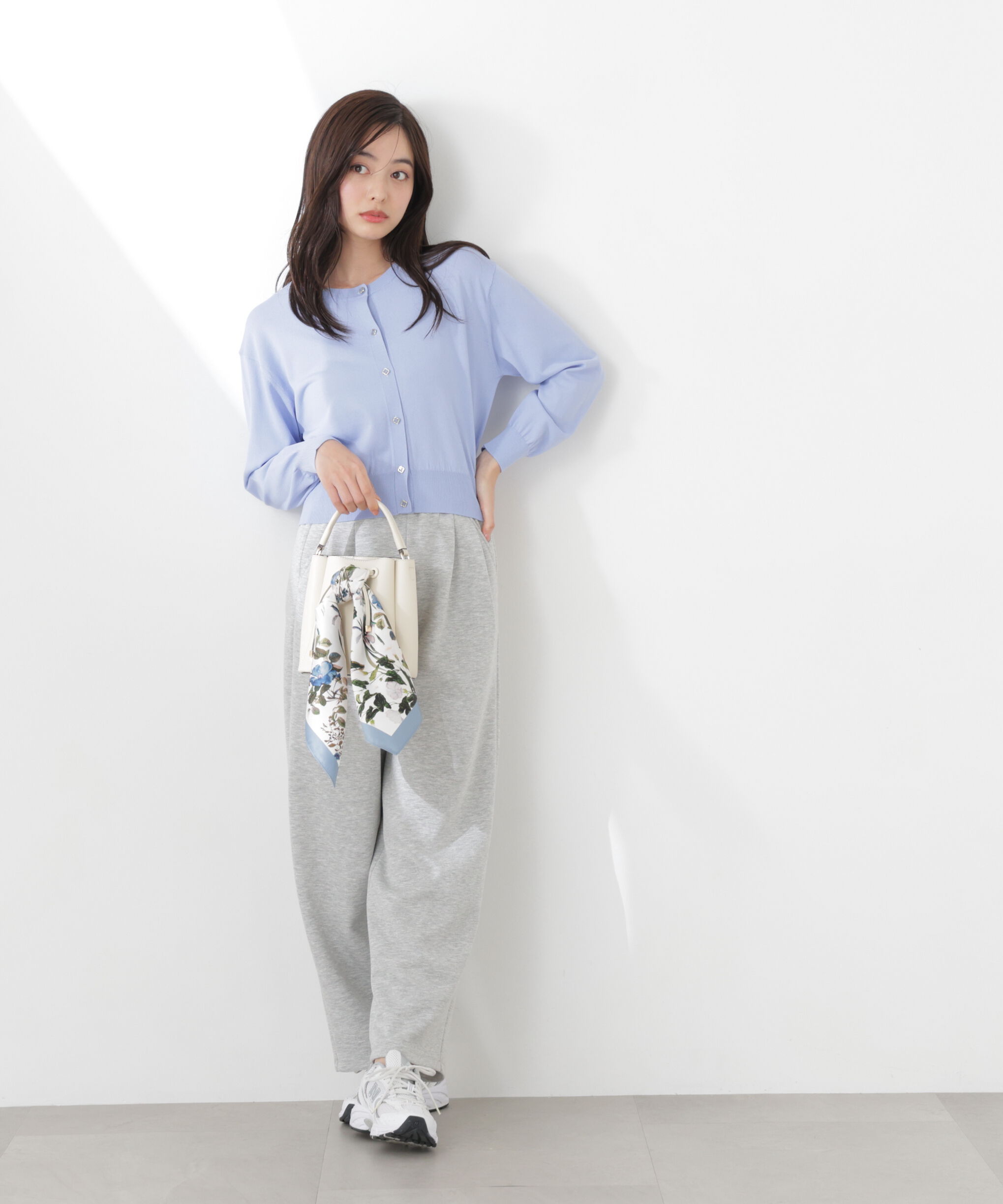 PROPORTION BODY DRESSING「＜ウォッシャブル/UV＞ベーシックカーディガン　26SS」|カーディガン|