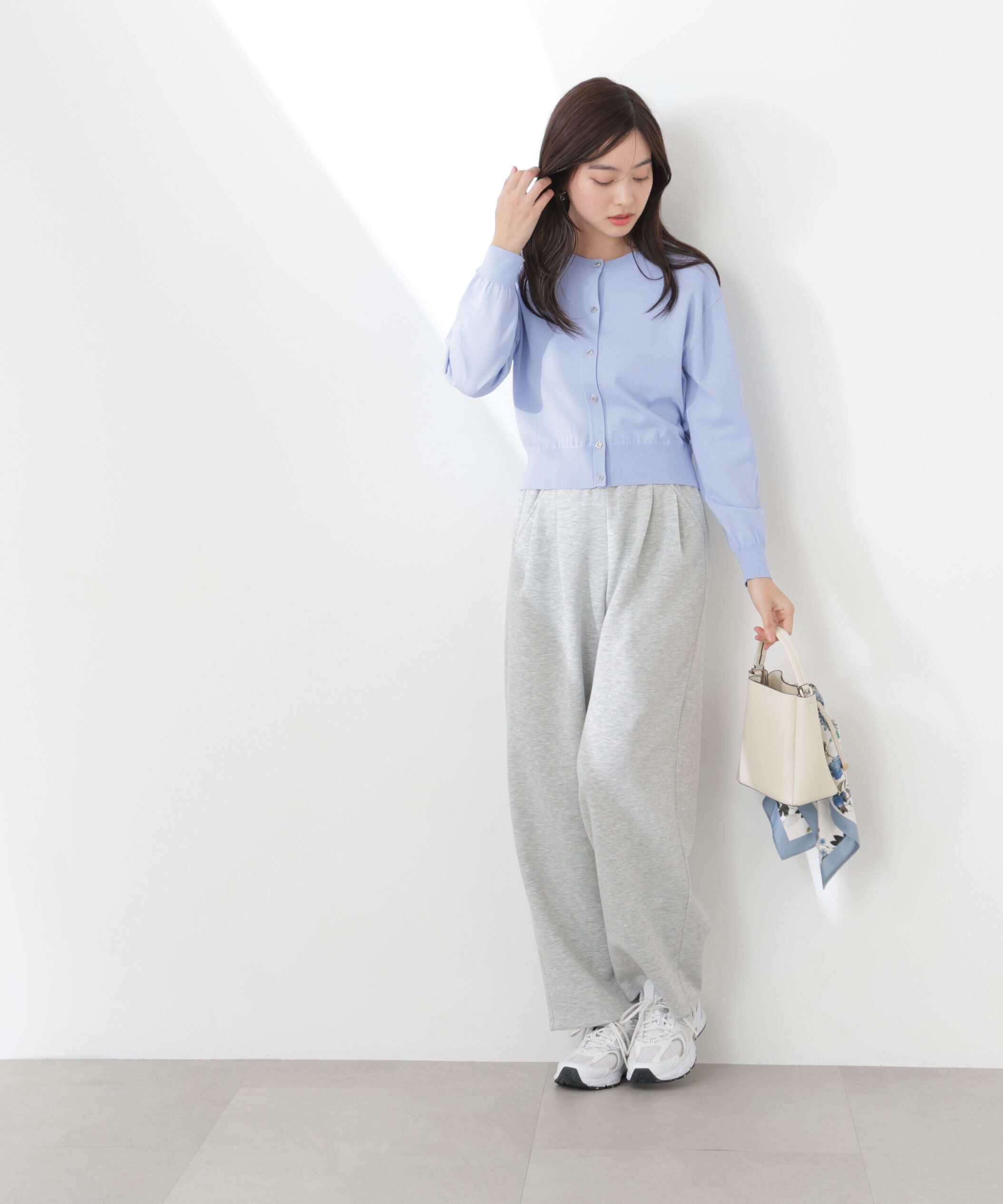 PROPORTION BODY DRESSING「＜ウォッシャブル/UV＞ベーシックカーディガン　26SS」|カーディガン|