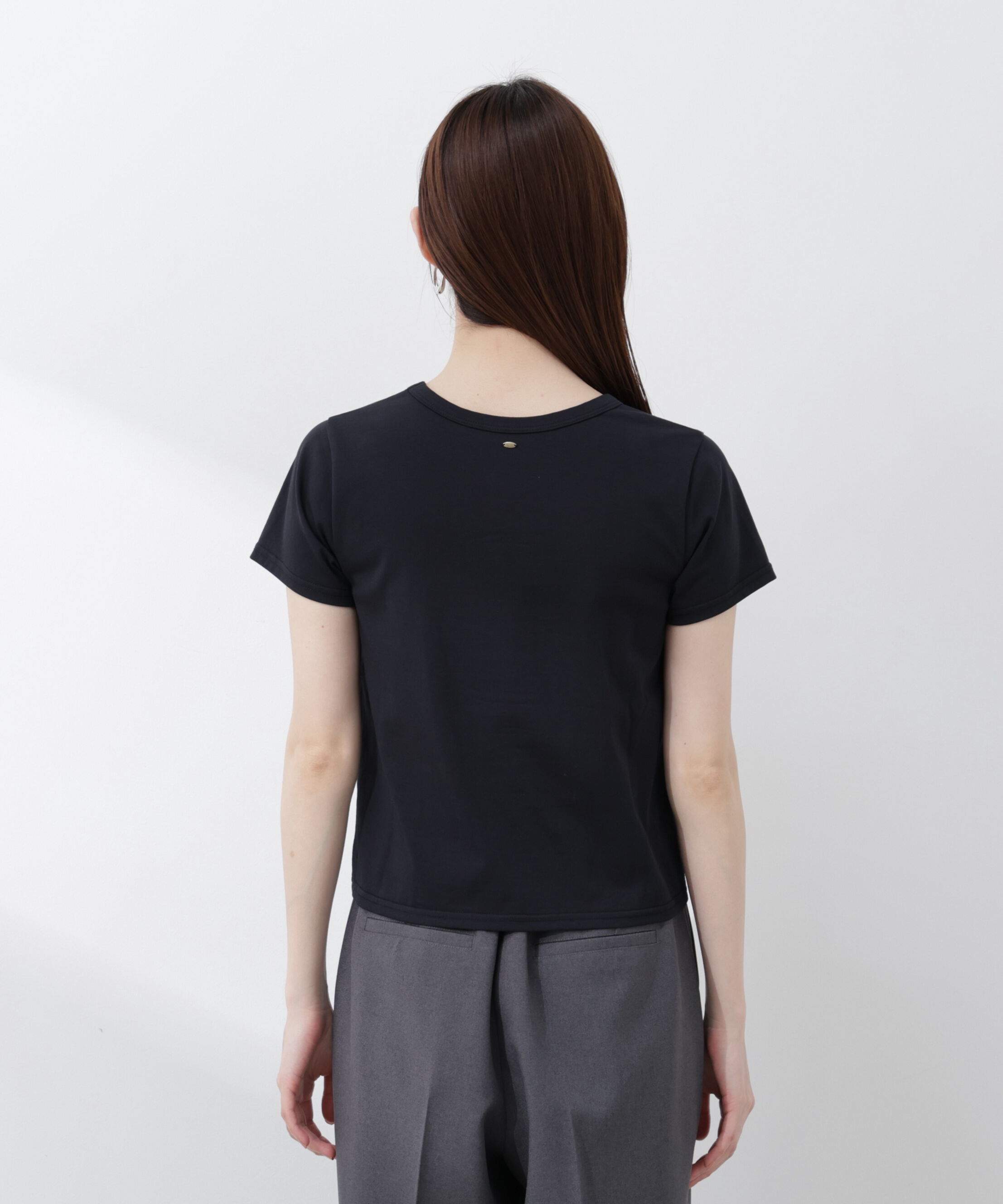 PROPORTION BODY DRESSING「〈a/mie〉オーガニック接触冷感チャーム付きTシャツ 26SS」|Tシャツ・カットソー|