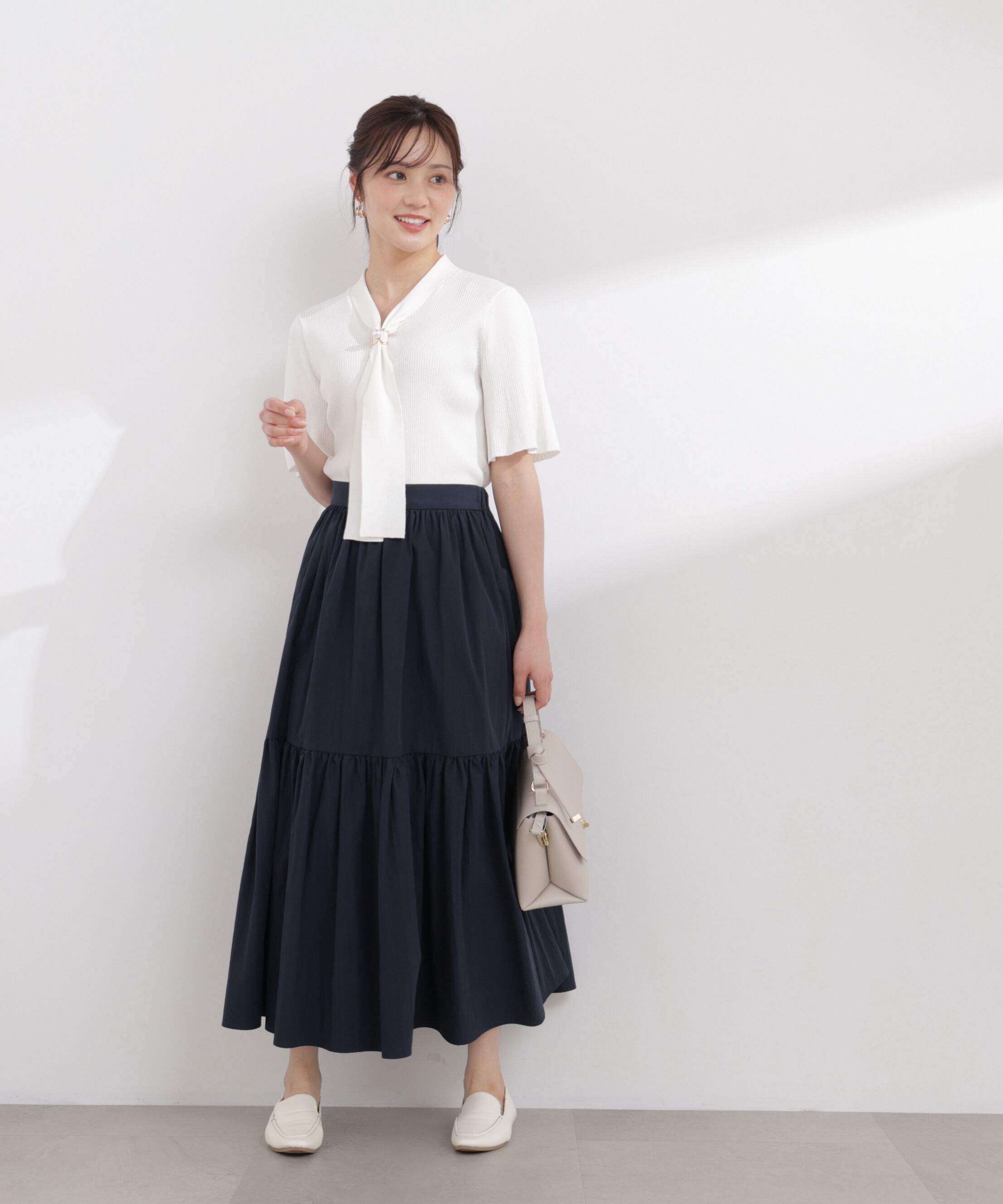 PROPORTION BODY DRESSING「タフタギャザースカート 26SS」|スカート|