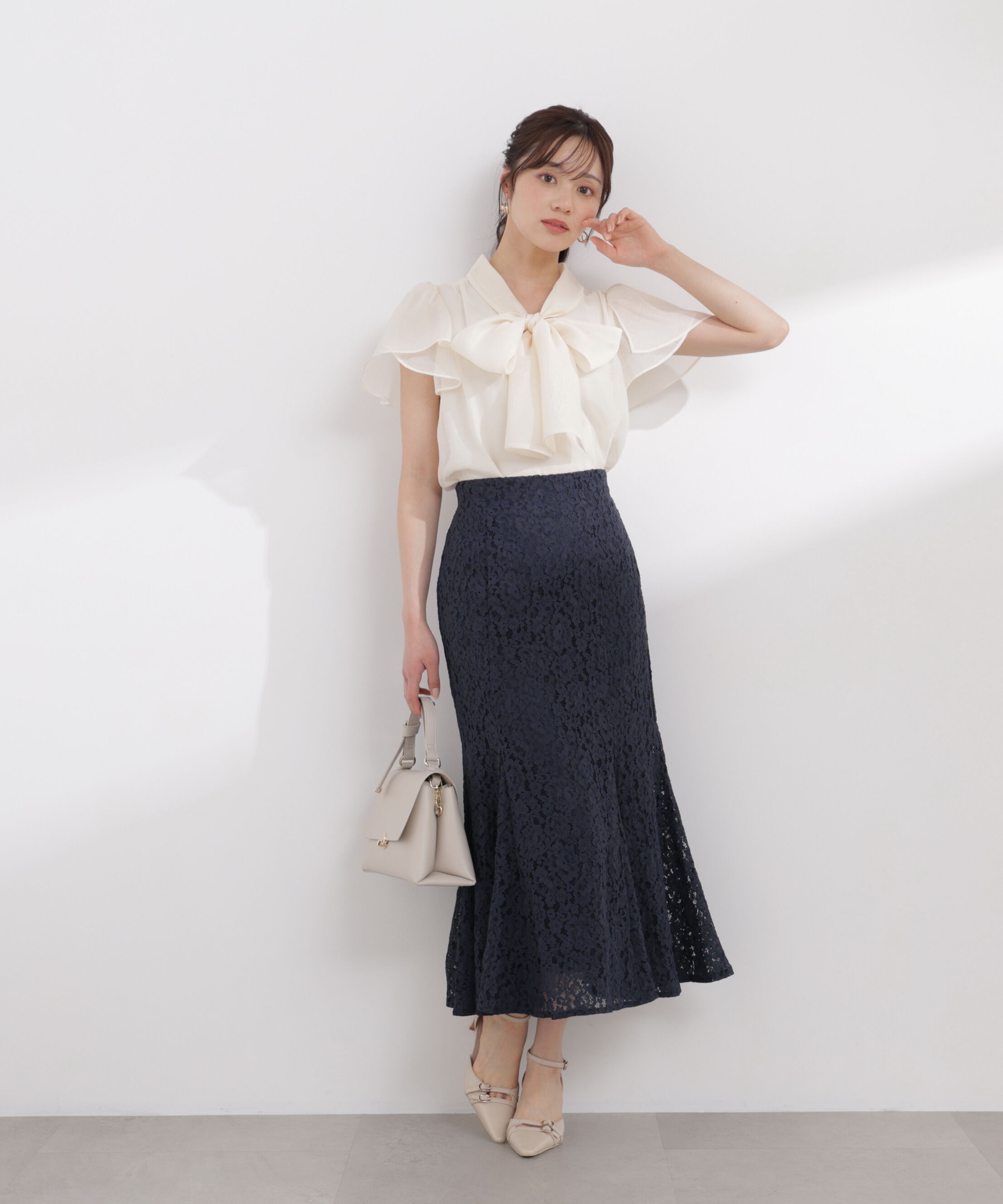 PROPORTION BODY DRESSING「レースマーメイドスカート 26SS」|スカート|