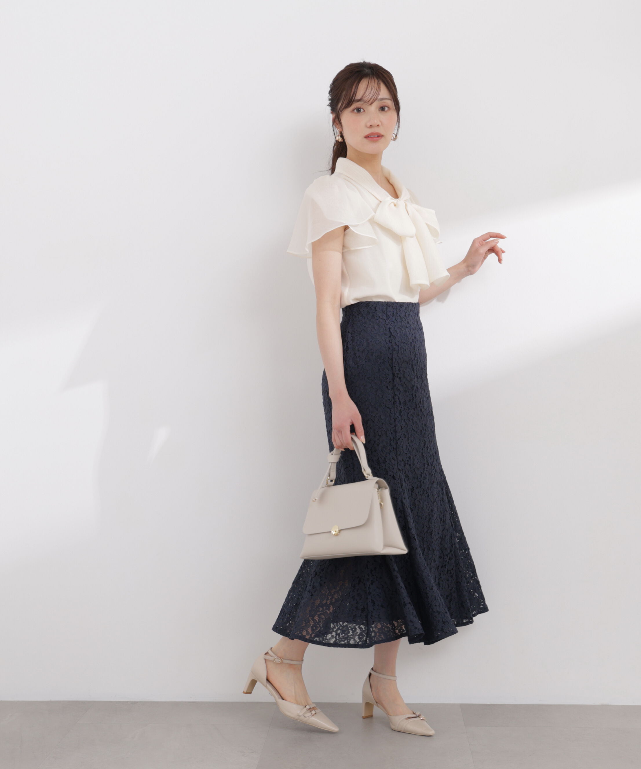 PROPORTION BODY DRESSING「レースマーメイドスカート 26SS」|スカート|