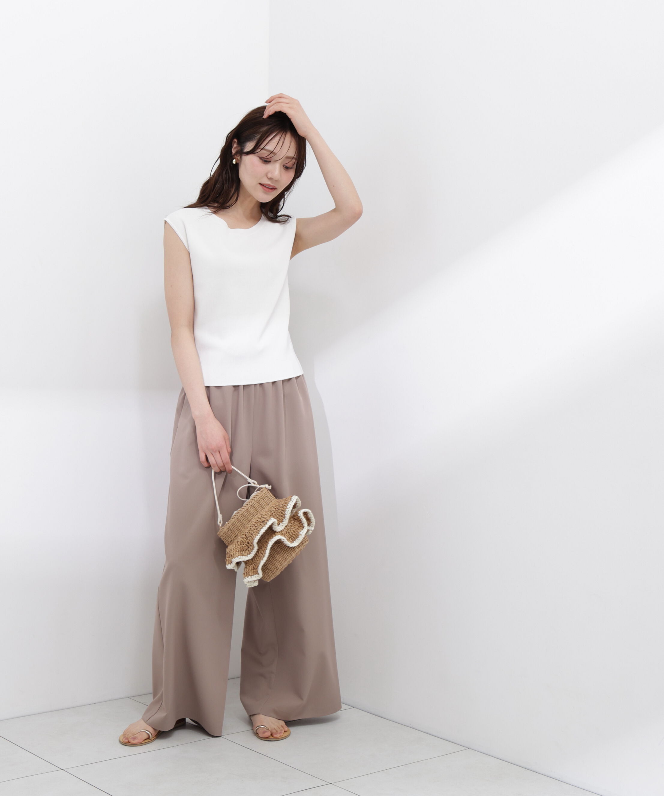 PROPORTION BODY DRESSING「＜中川紅葉さん着用＞〈a/mie〉ワイドイージーパンツ」|その他|