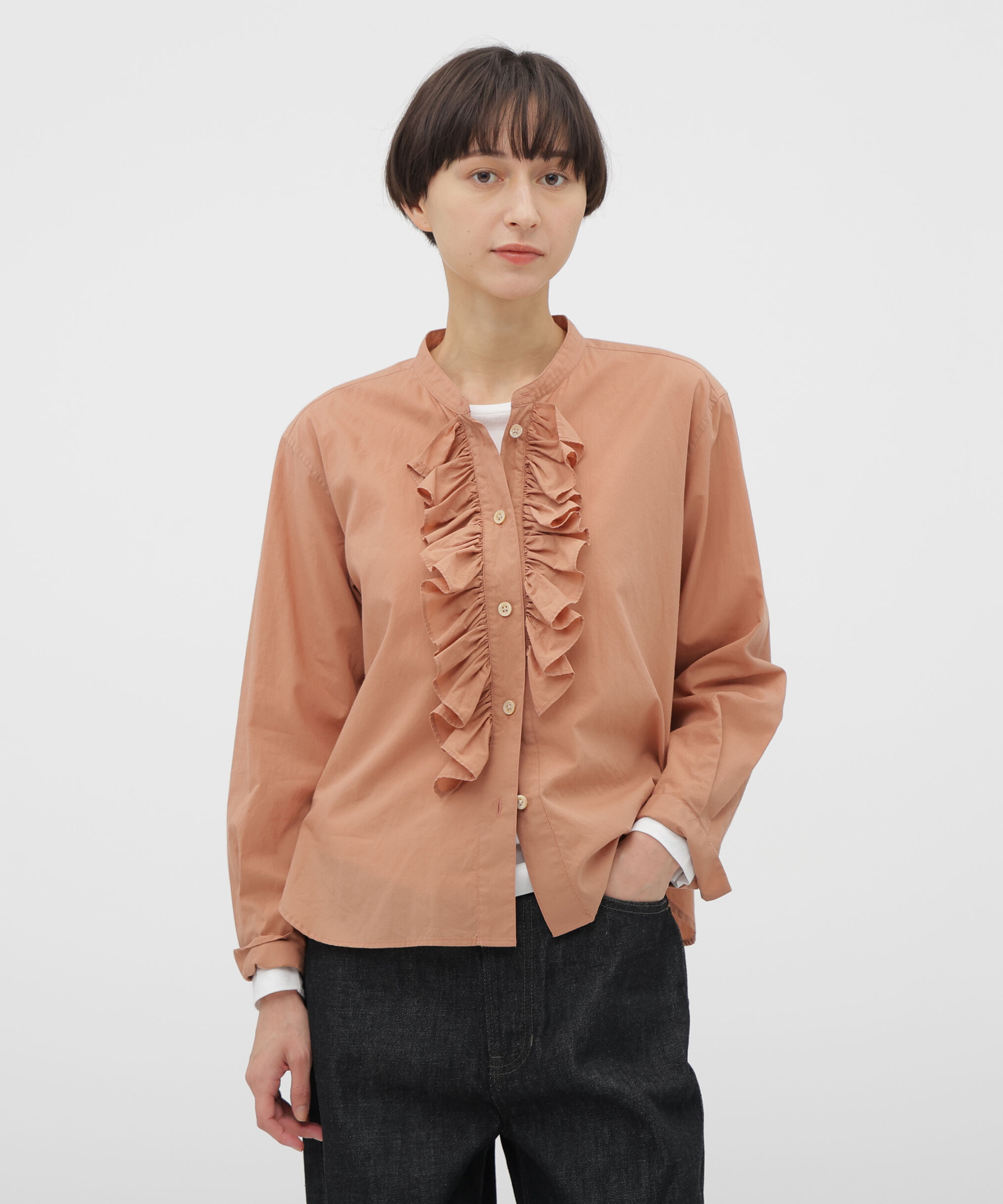  「WASHED COTTON SHIRT」|シャツ・ブラウス|ROSE2