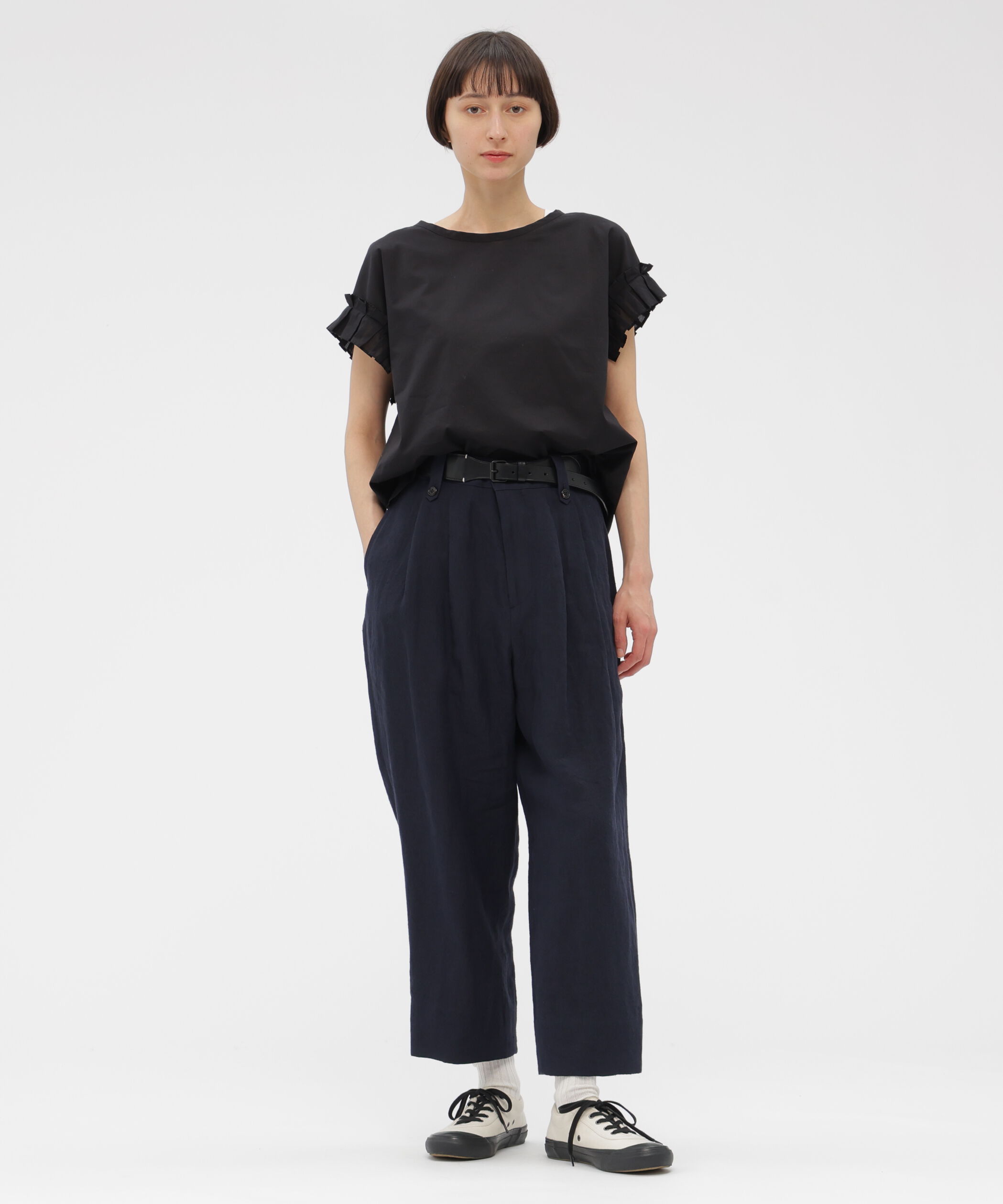 「LINEN TROUSERS」|その他|NAVY