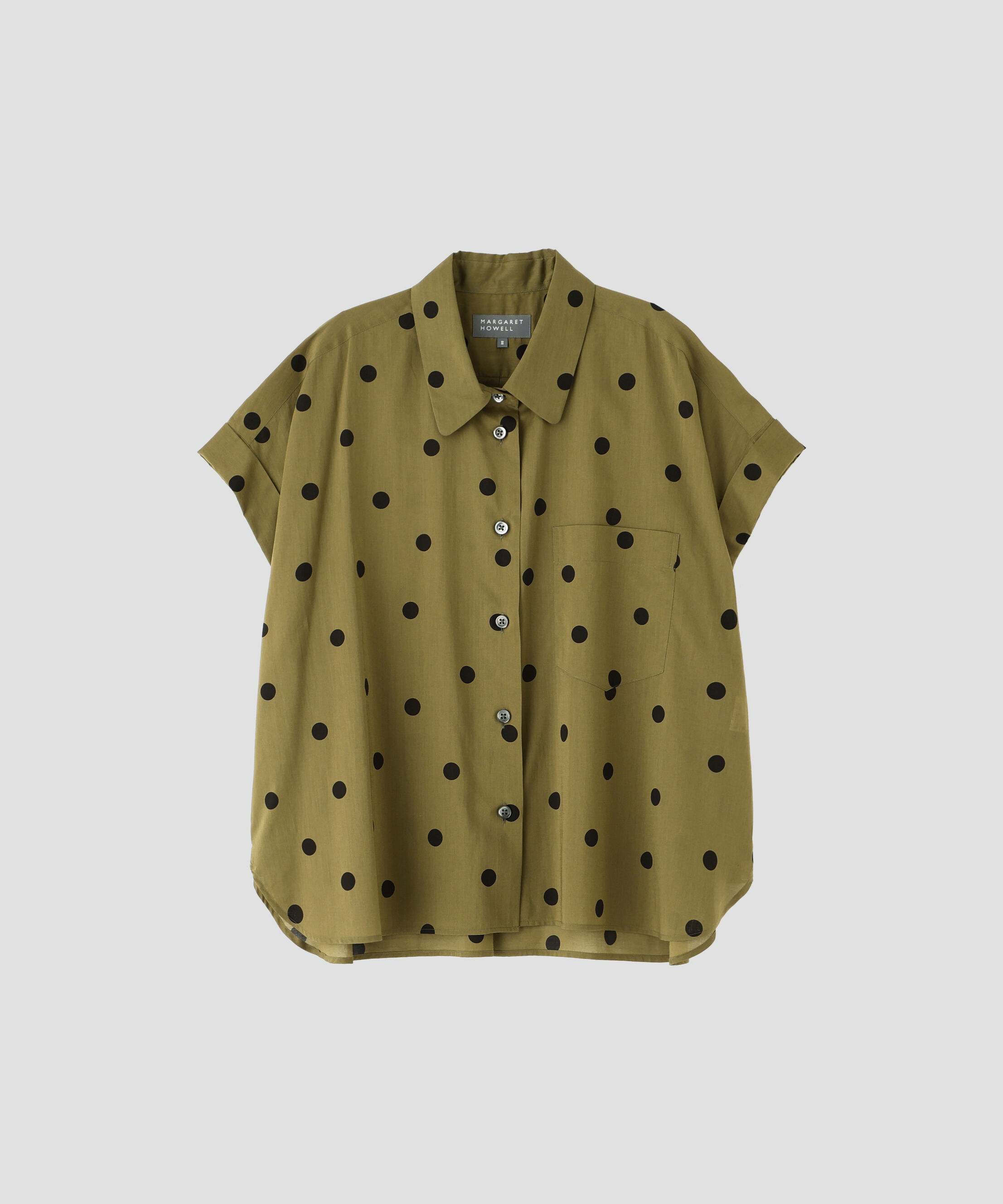  「POLKA DOT COTTON POPLIN SHIRT」|シャツ・ブラウス|