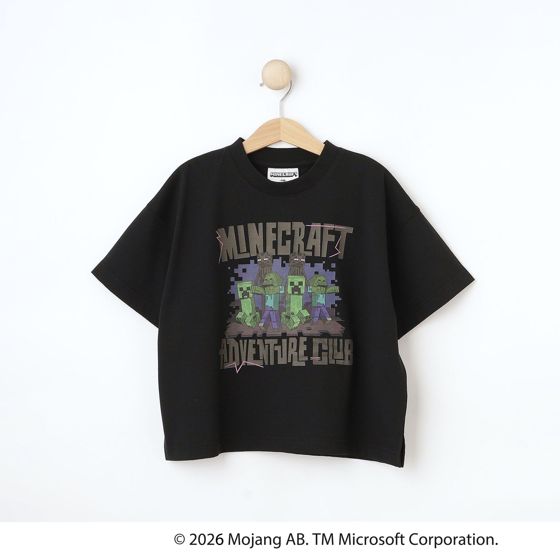 SHOO･LA･RUE「【マインクラフト】アソートプリント半袖Tシャツ」|Tシャツ・カットソー|ブラック(019)