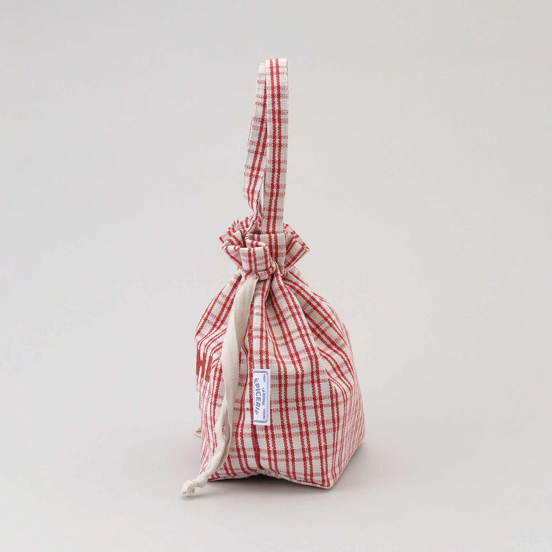 212 KITCHEN STORE「フレンチエピスリークール巾着トート CHECK/RED」|食器・キッチングッズ|