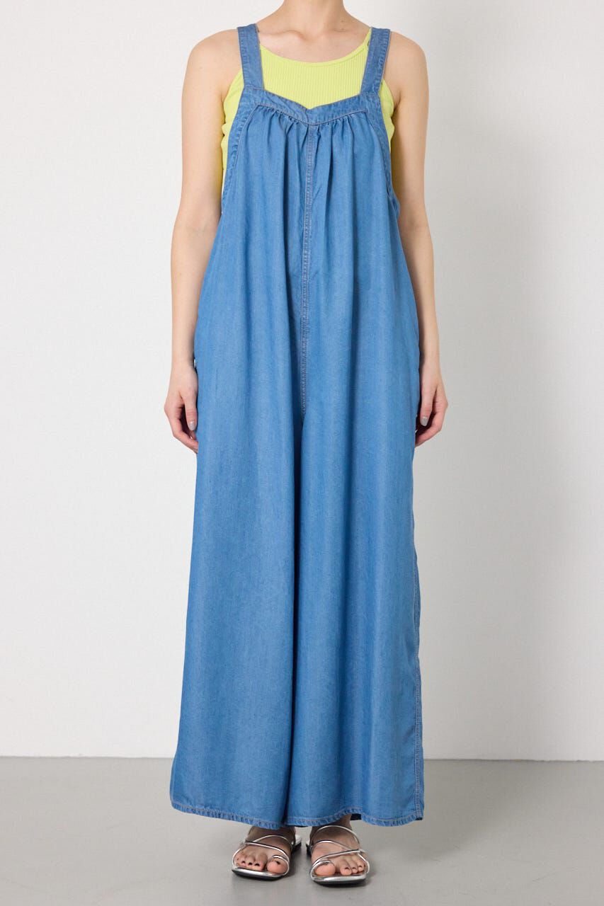 RODEO CROWNS「Thickness DENIMギャザーサロペット」|その他|